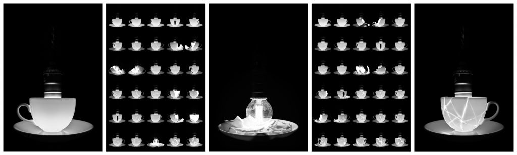 Pentaptych of 20″ x 30″ prints